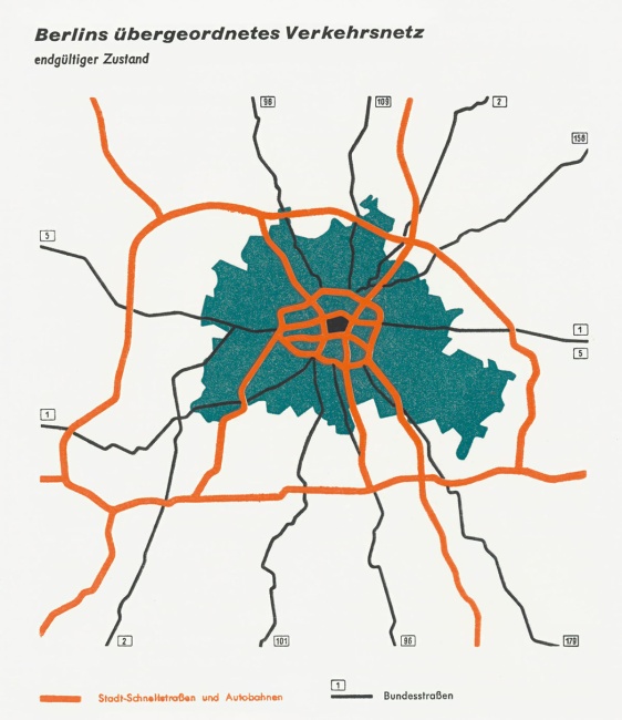 Aus: Der Senator für Bau- und Wohnungswesen (Hg.): Verkehrsplanung. Verkehrsbauten. Berlin 1957, S. 15