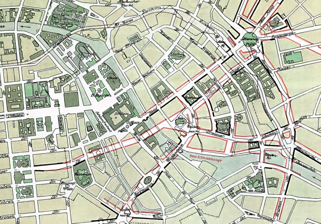 Aus: Paul Wittig: Das Verkehrswesen der Stadt Berlin und seine Vorgeschichte. Privatdruck. Berlin 1931, Tafel 2